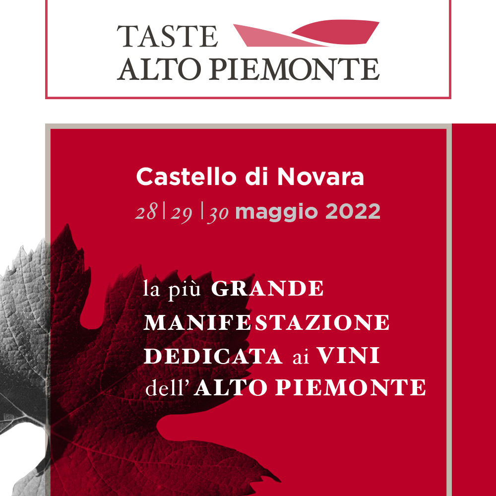 Taste Alto Piemonte dal 28 al 30 maggio 2022